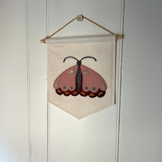Butterfly Felt Wall Banner