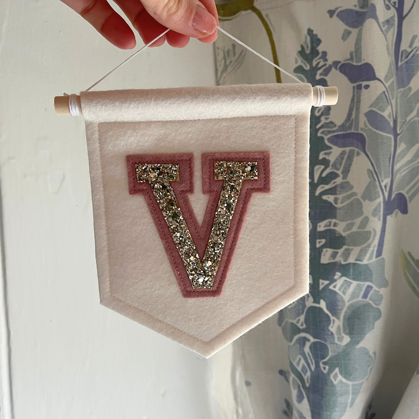 Personalised Varsity Initial Pennant