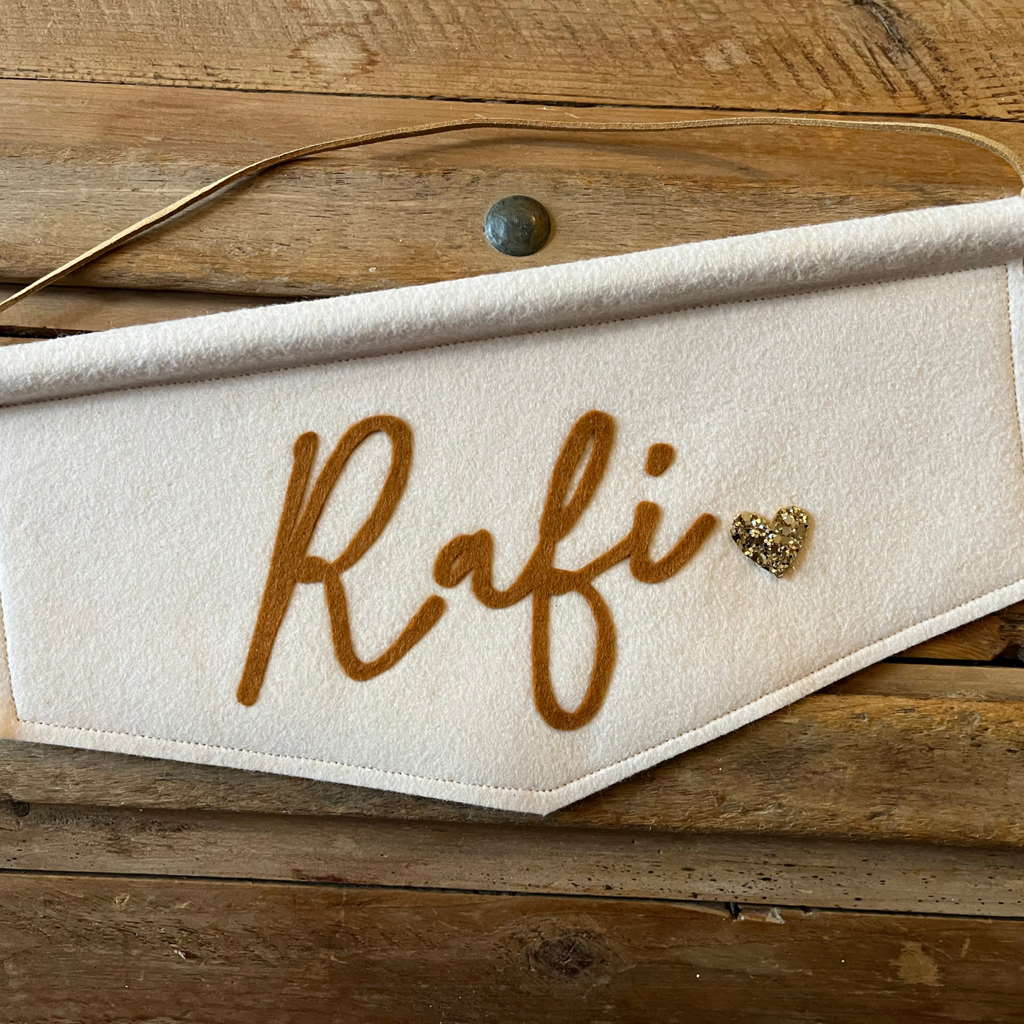 Personalised Felt Name Banner