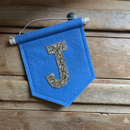Personalised Initial Wall Pennant