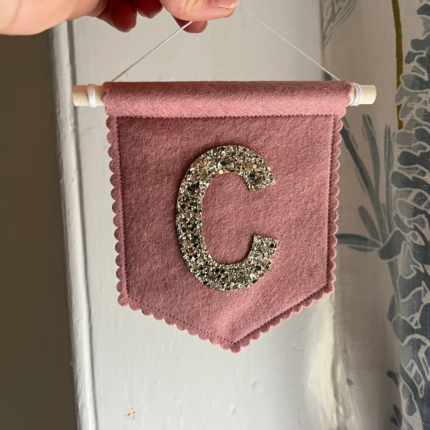 Personalised Initial Wall Pennant