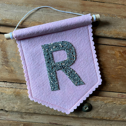 Personalised Initial Wall Pennant
