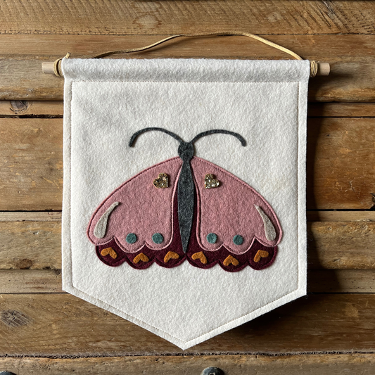 Butterfly Felt Wall Banner
