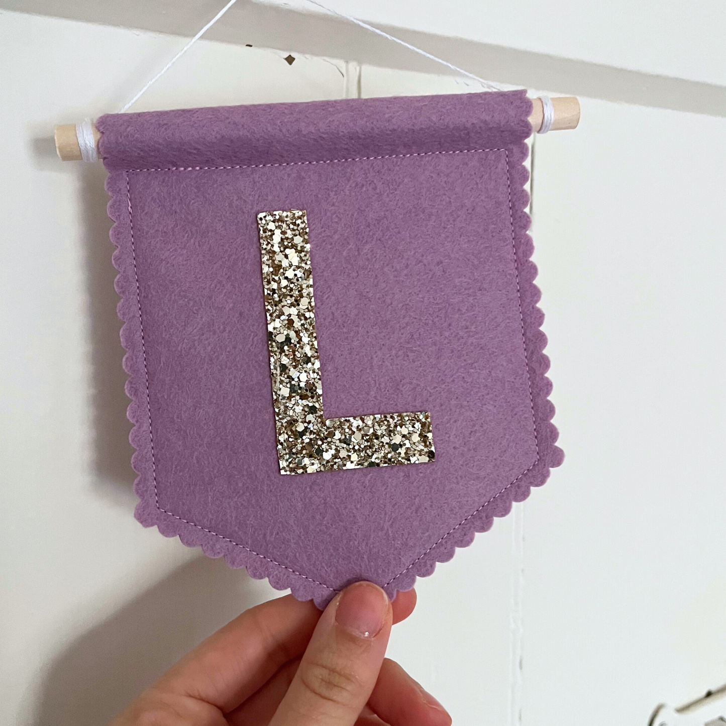 Personalised Initial Wall Pennant