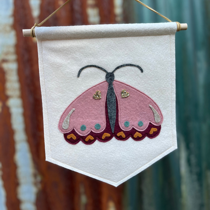 Butterfly Felt Wall Banner
