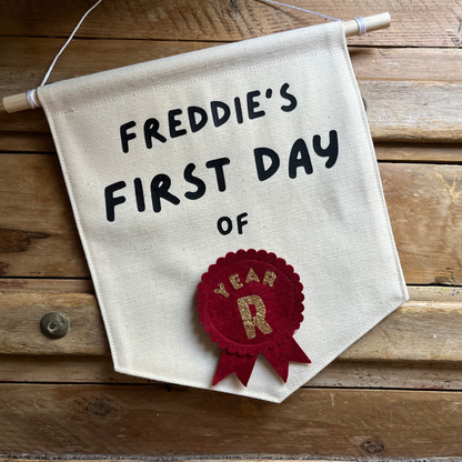 First Day/ Last Day of School Reversible Banner