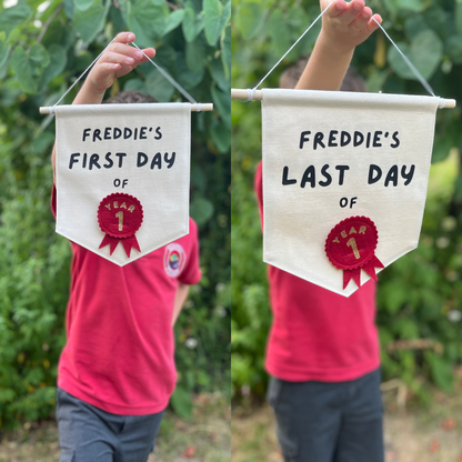 First Day/ Last Day of School Reversible Banner