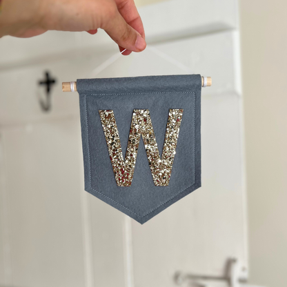 Personalised Initial Wall Pennant