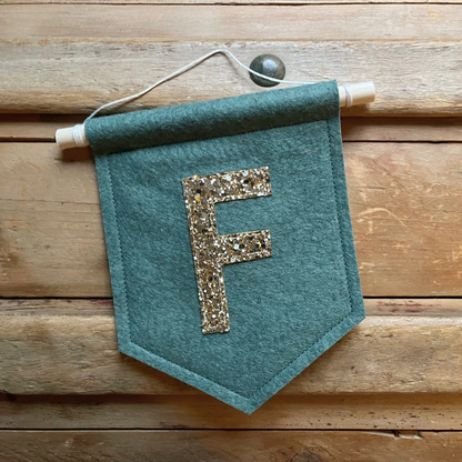Personalised Initial Wall Pennant