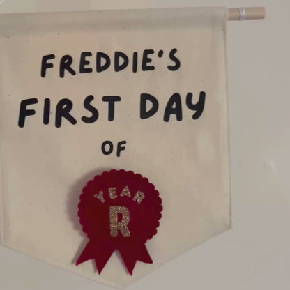 First Day/ Last Day of School Reversible Banner